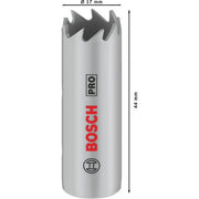 Bosch - Lochsäge PRO Multi Material 2608901492 Lochsäge 17 mm mit
