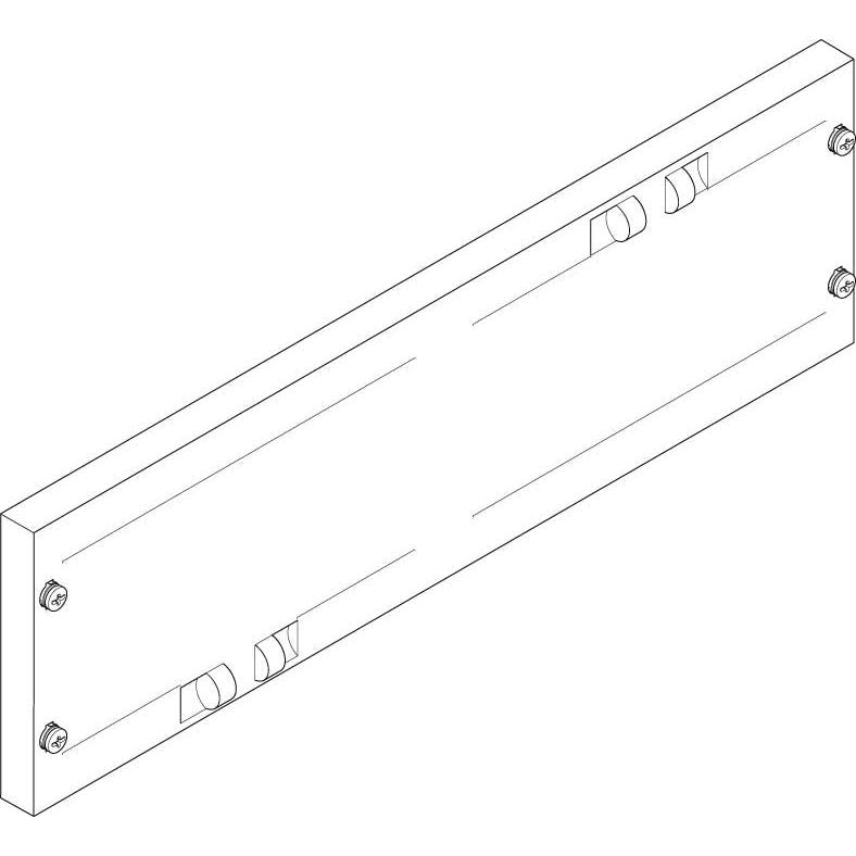 ABN - Abdeckung für Verteilerfeld Abdeckplatte FAG21N10 (VE10) 500x150mm 2FB/1RE
