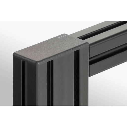 Item - Schutzkappe/Abdeckung für Stiel/Profilschiene Abdeckkappe 0.0.026.02 80x40 schwarz − 1 Stück by Item

