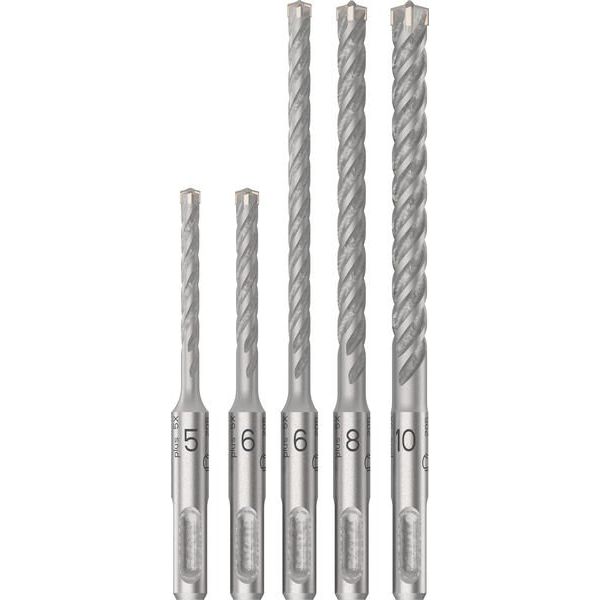 Bosch - Bohrer-Set PRO SDS plus-5X 2608833910VE(5) Hammerbohrer-Set − 5 Packung