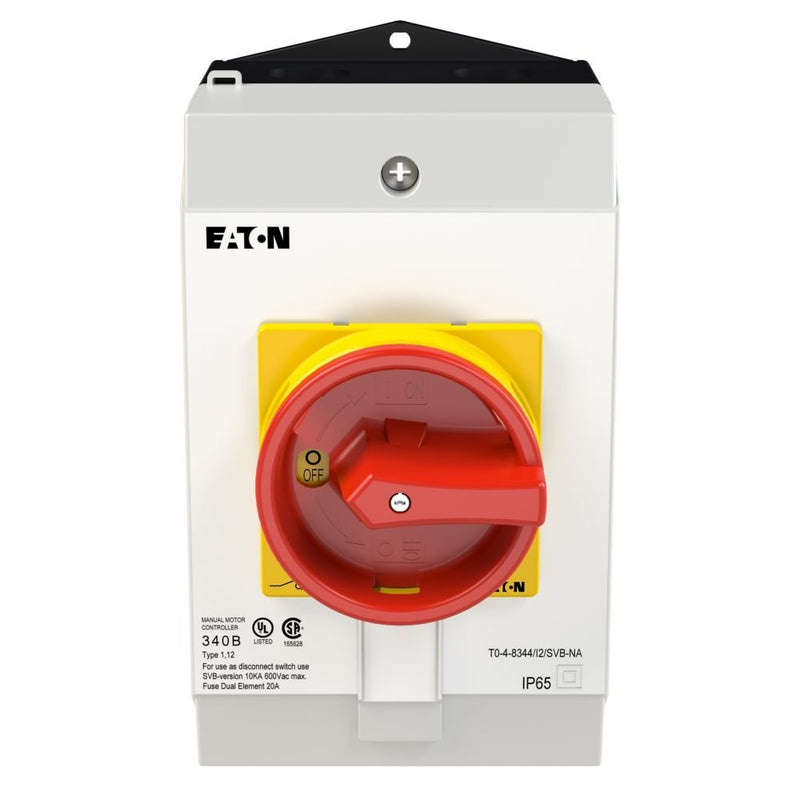 Eaton - Lasttrennschalter Hauptschalter 8polig 20A T0-4-8344/I2/SVB-NA Aufbau Not-Aus