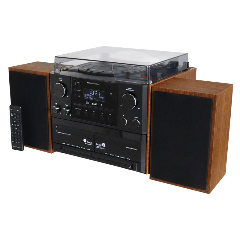 Soundmaster - HiFi-Komplettsystem DAB+/UKWStereo-Musikcenter MCD5600BR br BT