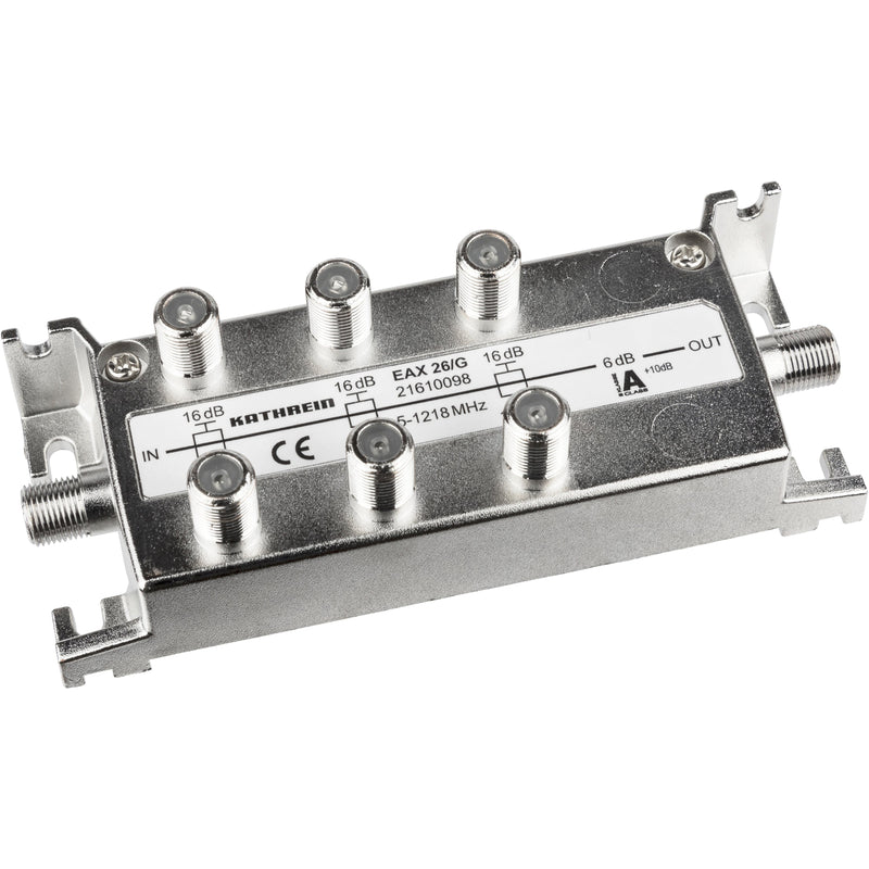 Kathrein - Abzweiger und Verteiler F-Abzweiger 6f. EAX 26/G 5-1218 MHz 16dB