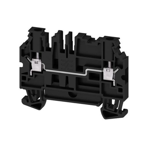 Weidmüller - Durchgangs-Reihenklemme Klemme W2C 4 FT BK Schraubanschl.,4mm² − 50 Stück