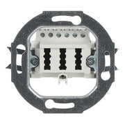 Busch-Jaeger - Einsatz/Abdeckung für Kommunikationstechnik TAE-Anschlussdose aws 0243/04 3x6 NFN
