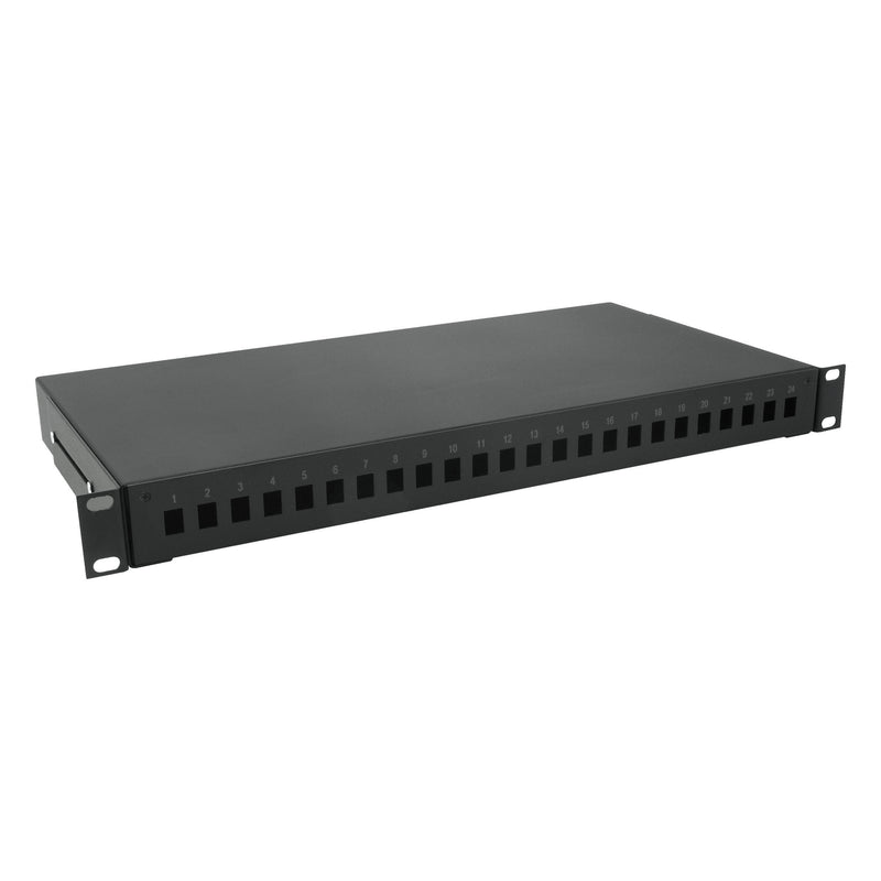 Televes - Patchpanel Kupfer Frontblende 19" UFB24SC-A 1U 24SC m.Ablagefach