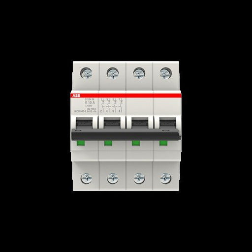 ABB Stotz S&J - Leitungsschutzschalter Sicherungsautomat S204M-K10 10 kA, 10 A, 4P
