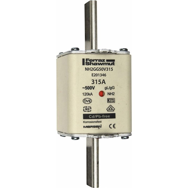 Mersen - Messersicherung NH-Sicherungseinsatz SF NH2GG50V315 Gr.2 gG 315A/500V KM