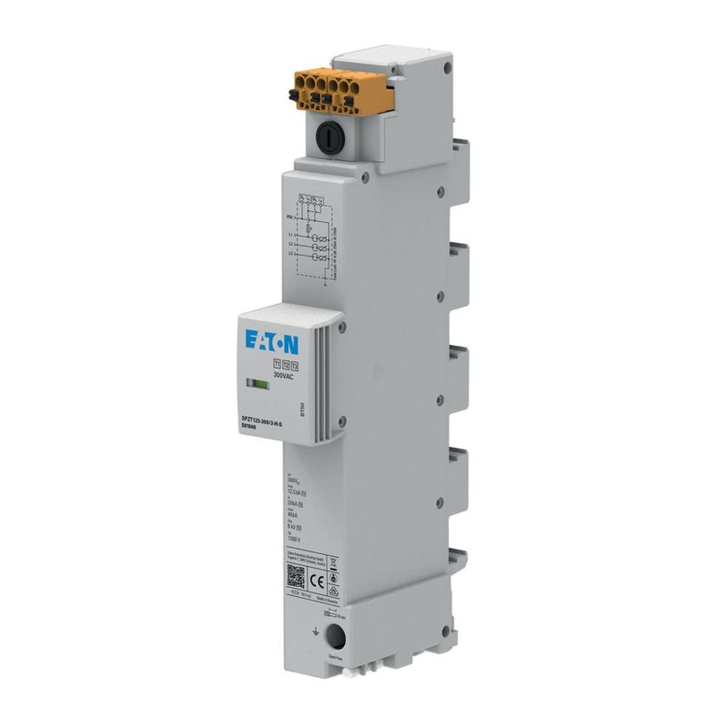 Eaton - Kombi-Ableiter für Energietechnik Überspannungsableiter SPZT123-300/3-H-S f.40mm Sammelschiene