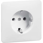 Peha - Schalter-/Steckdosenkombination Steckdose SCHUKO D 80.6611/4.02 Meldekontakt, reinws