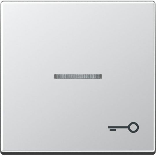 Jung - Abdeckung/Bedienelement für Installationsschalterprogramme Wippe Symbol TÜR alu A 590 KO5 T AL für beleuchtb.Taster