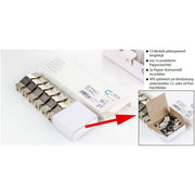 Metz Connect - Modularer Steckverbinder C6Amodul 180 Jack TN-C6Amod-180-12 Cat. 6A geschirmt − 12 Stück