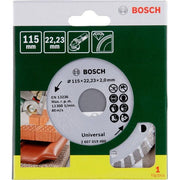 Bosch - Trenn-/Schleifscheibe Diamanttrennscheibe Turbo, 2607019480 Durchmesser: 115 mm