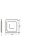 Ledvance - Decken-/Wandleuchte LED-Leuchte SMART+#4058075573451 WiFi
