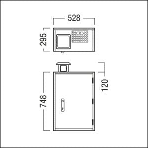 Zumtobel - Elektrisches Zubehör/Ersatzteile für Leuchten Funktionserhaltschrank E30 CEL nBoxSCabinet E30