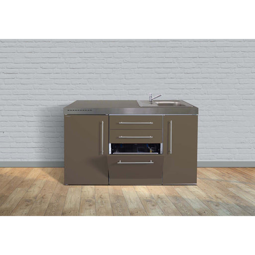 Stengel - Mini-Küche Miniküche Premiumline MPGSMM150KSGSKSliBre Mokka metallic