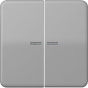 Jung - Bussystem-Tastsensor KNX RF Taster 2fach CD 10921 ST RF GR Duroplast, Serie CD
