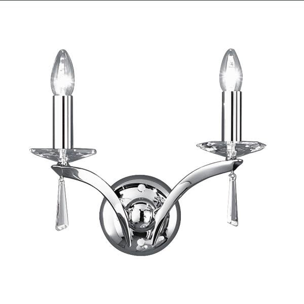 Brumberg Leuchten - Decken-/Wandleuchte Wandleuchte Stella 00800562 2Lp. E14/40W, chrom