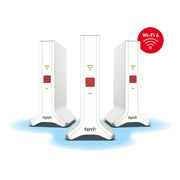 FRITZ - Netzwerk Router WLAN Router+Repeater FRITZ!MeshSet4200 3p 3000 AX,3er-Pack