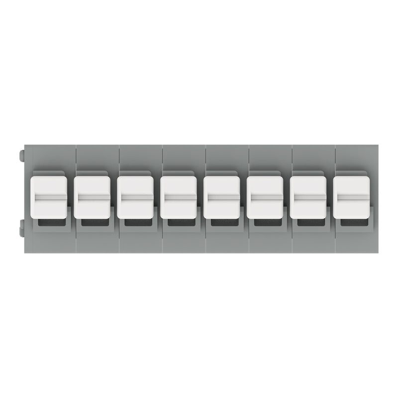 WAGO - Leiterplattenklemme 235-408/332-000 Drücker,1,5mm²,grau − 25 Stück