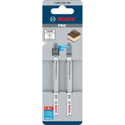 Bosch - Stichsägeblatt PRO Hardwood clean T101BF 2608655092VE(2) Stichsägeblatt 100 − 10 Packung