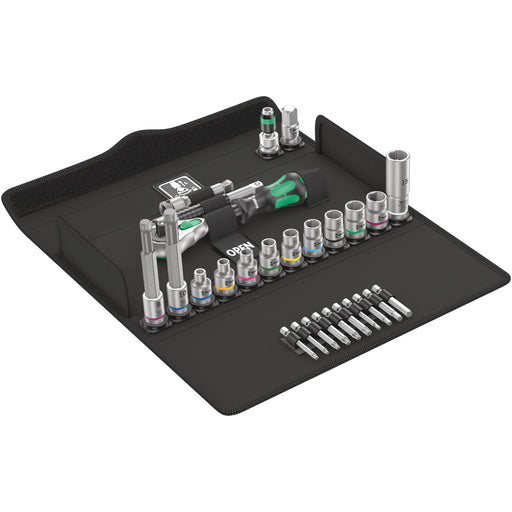 Wera - Steckschlüsselset Zyklop Speed-Knarrensatz 05004175001 Bicycle Set 7 3/8"