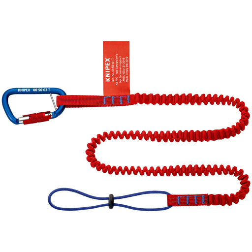 Knipex - Zubehör/Ersatzteile für Sicherheitsgeräte Werkzeug-Sicherungssystem 00 50 05 T BK Fangleine+Karabiner