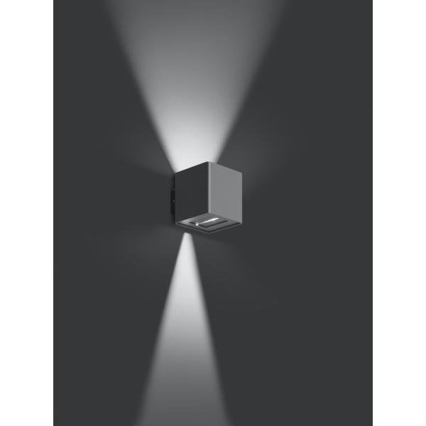 Brumberg Leuchten - Decken-/Wandleuchte LED-Wandanbauleuchte 65091103 3000K, graphit