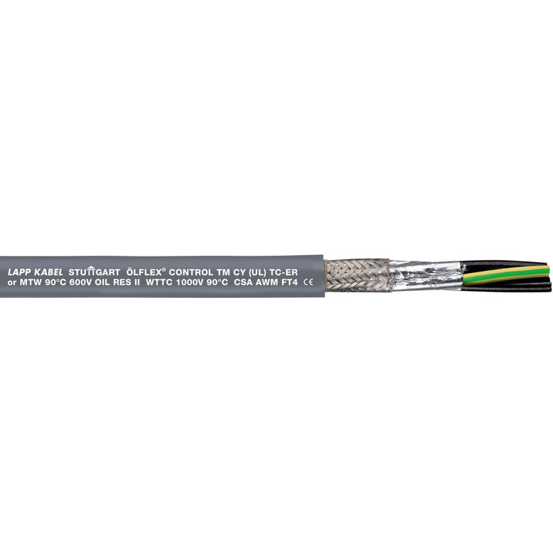 Lapp Kabel&Leitung - Energiekabel < 1 kV, für ortsveränderlichen Einsatz ÖLFLEX CONTROL TM CY 3G2,5 281403CY