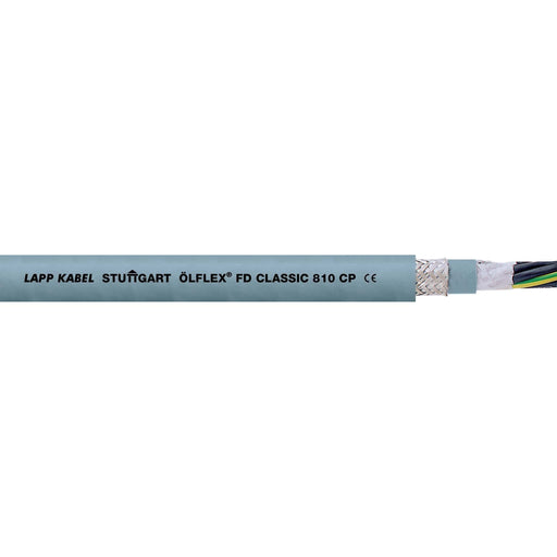 Lapp Kabel&Leitung - Energiekabel < 1 kV, für ortsveränderlichen Einsatz ÖLFLEX CLASSIC FD 810 CP 0026472/500 5G2,5 − 500 Meter