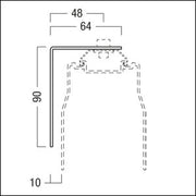 Zumtobel - Mechanisches Zubehör/Ersatzteile für Leuchten Wandbefestigungsbügel SLOINWALLBRACKETS.BK