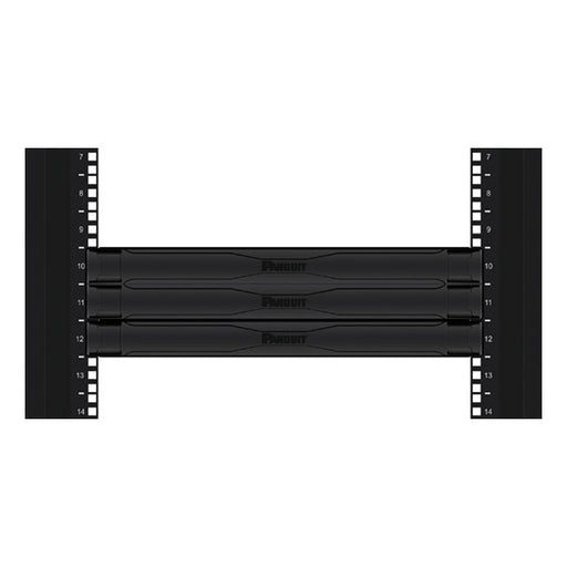 Panduit - Frontplatte für Baugruppe mit Rastermaß 482,6 mm (19 Zoll) Blindplat. 482,6mm(19Z)2HE TLBP2R-V Ausschnitt rund − 5 Stück