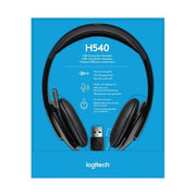 Logitech - Head-Set Headset Stereo H540 USB sw, Retail
