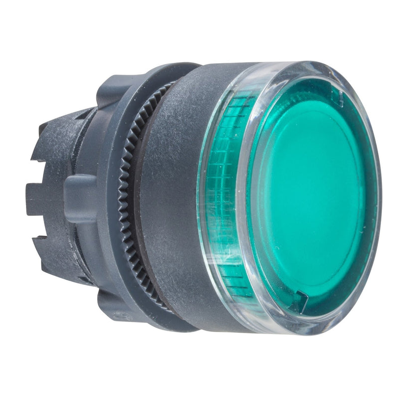Schneider Electric - Frontelement für Drucktaster Leuchttaster ZB5AW33 gn flach BA9S