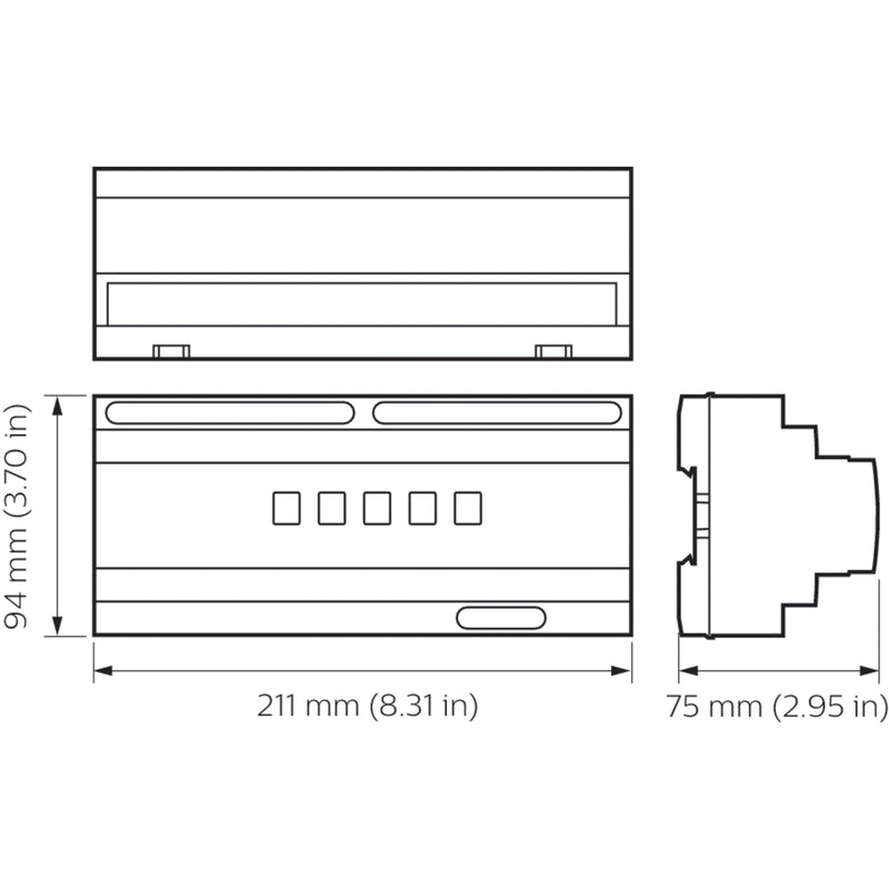 Philips Lighting - Lichtregelsystemkomponente Dimmer DDBC516FR Hutschiene