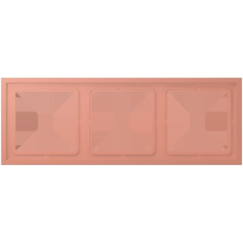 Jung - Abdeckrahmen Rahmen 3-fach LCZ 983 BF 233 locre rouge moyen