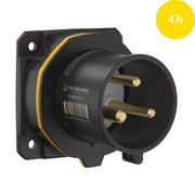 Walther Werke - CEE-Gerätestecker (IEC 60309) CEE NEO Anbaugerätestecker FW630304CC gerade 32A 3P 4h