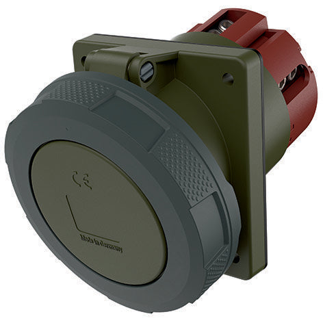 Mennekes - CEE-Anbausteckdose (IEC 60309) Anbaudose TM TA HW/VN 22189A 125A,5p,6h,400V,TA − 5 Stück