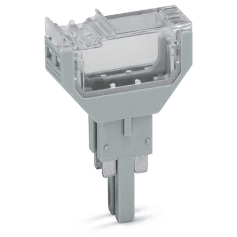 WAGO - Bauelementestecker Leerstecker 10,4mm 2002-820 4-polig,grau − 50 Stück