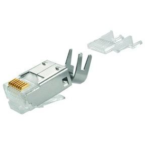 Telegärtner - Modularer Steckverbinder RJ45-Stecker Cat.6 100023019 geschirmt 8-pol. − 1 Stück