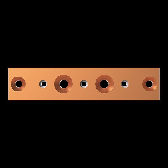 Striebel&John - Sammelschiene Innenausbau Modul ZXM1213 1FB 40x10