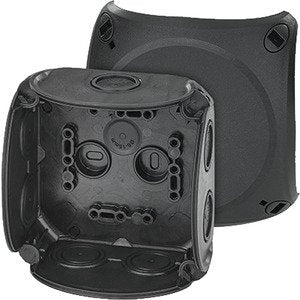 Hensel - Dose, Gehäuse für Montage auf der Wand/Decke Kabelabzweigkasten DK 0400 B bis 4 qmm 3phasig 6 − 1 Stück by Hensel
