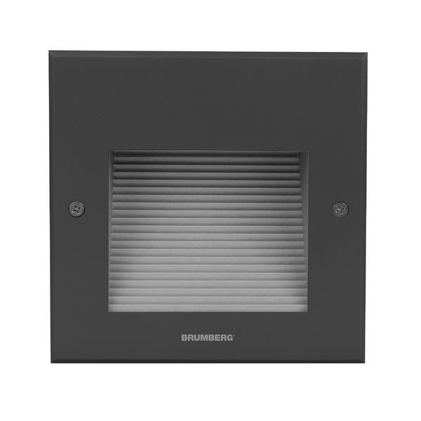 Brumberg Leuchten - Orientierungsleuchte LED-Wandeinbauleuchte 60208183 2W 230V IP65 sw