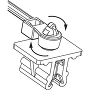 HellermannTyton - Kabelbinder Befestigungsbinder 156-00049(500) schwarz − 500 Stück