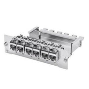 Telegärtner - Patchpanel Kupfer 3 HU/7 PU Frontplatte 100006986 incl.6 AMJ-SL Module