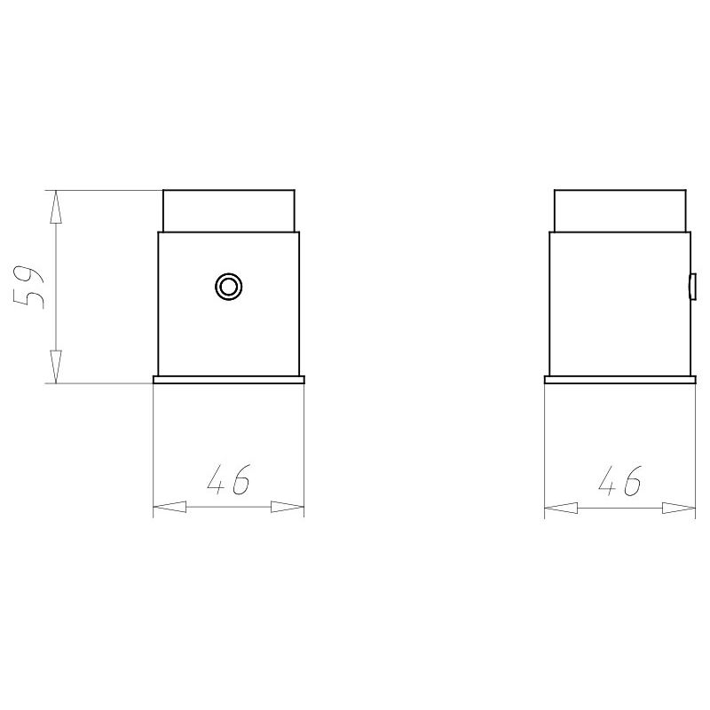Kaiser - Zubehör/Ersatzteile für Dose/Gehäuse für Montage in der Wand/Decke Rohrkupplung 32mm 1261-32