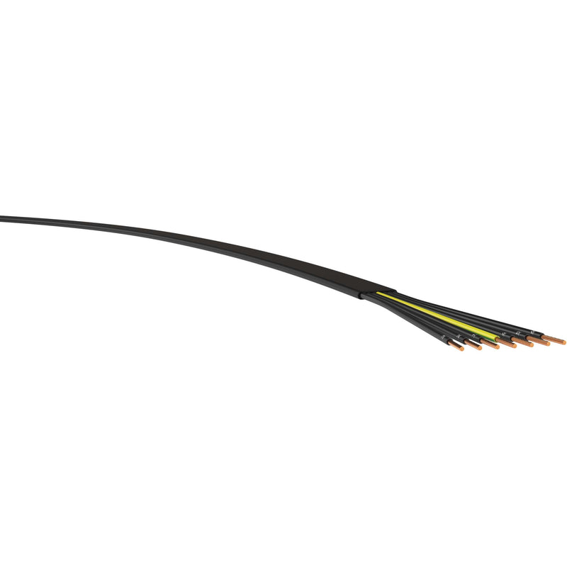 Energiekabel < 1 kV, für ortsveränderlichen Einsatz NGFLGÖU-J 8x1,5 Tr.500 NGFLGÖU-J 8x1,5 NPRN-Flachleitung − 500 Meter