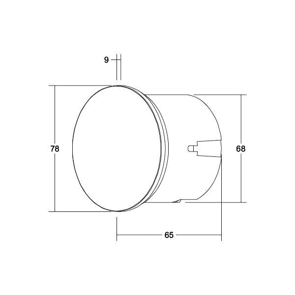 Brumberg Leuchten - Decken-/Wandleuchte LED-Wandeinbauleuchte 10158083 für Gerätedosen