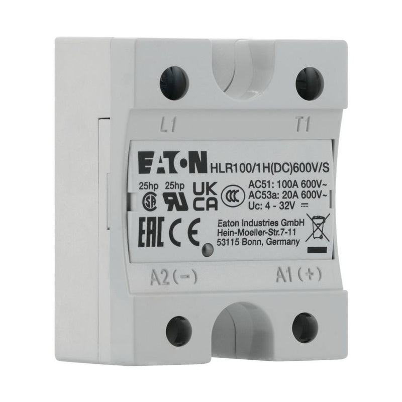 Eaton - Halbleiterrelais Halbleiterrelais, Hockey HLR100/1H(DC)600V/S Puck, 1-phasig, 100