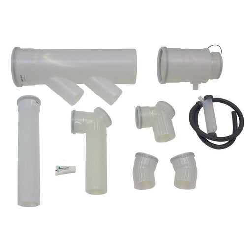 Vaillant - Einwandiges Abgasformstück 2 Anschlüsse Basis-Anschluss-Set 0020106414 2er Kaskade
